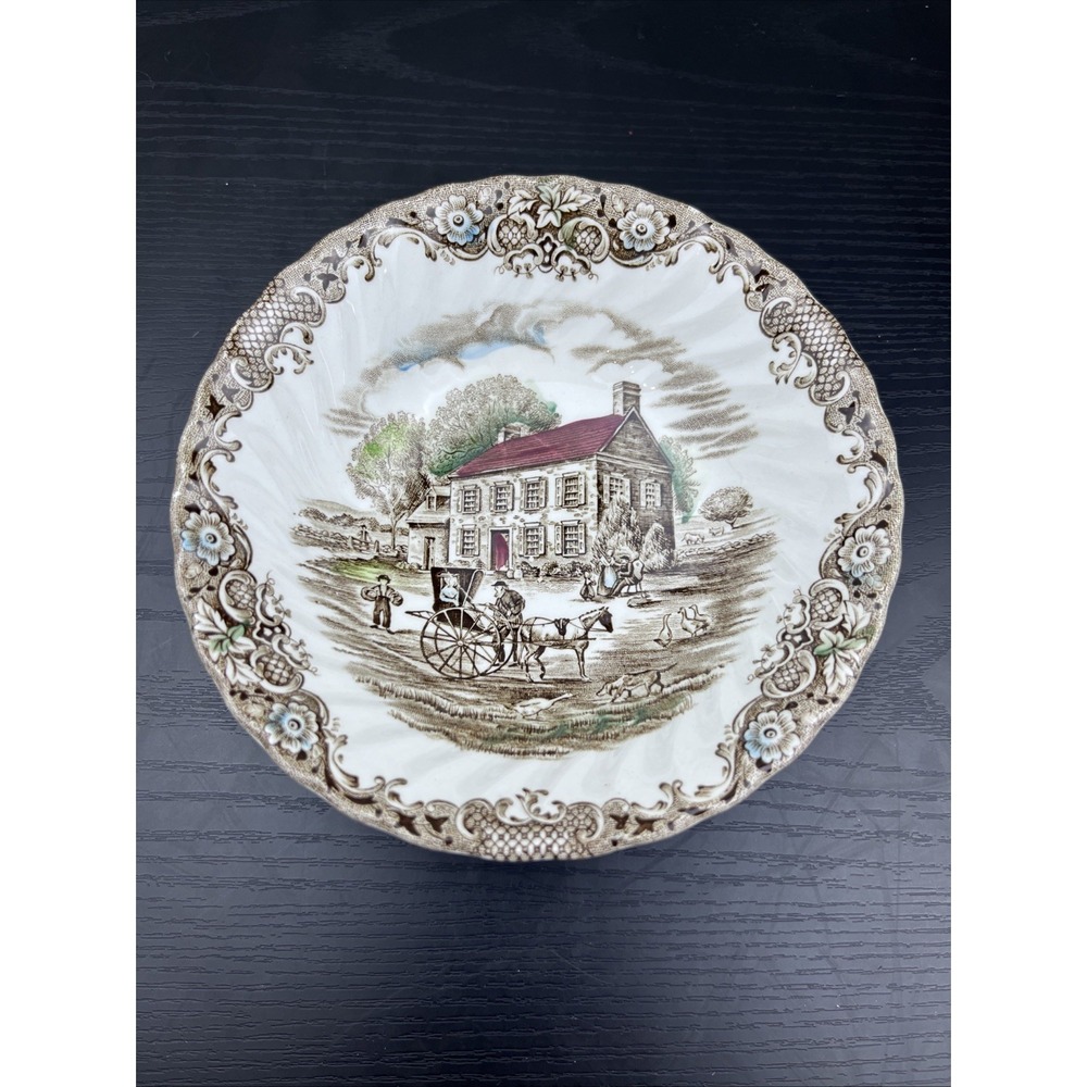 Johnson Brothers Heritage Hall French Provincial Cereal Bowl 6"
